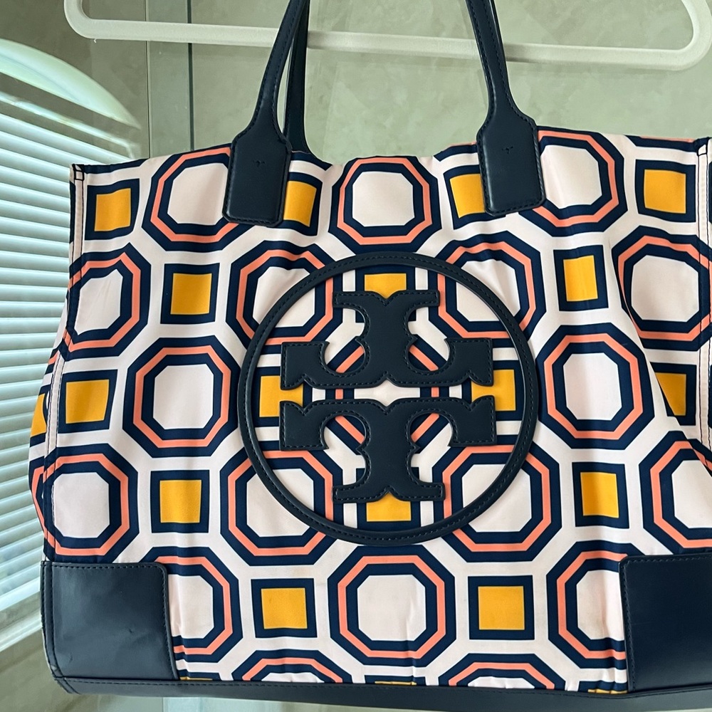 Tory Burch multi color tote